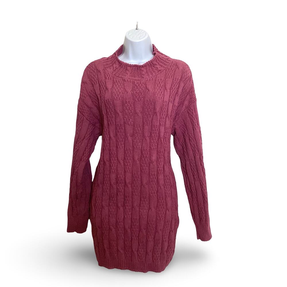 Cherokee Cable Knit Sweater Dress